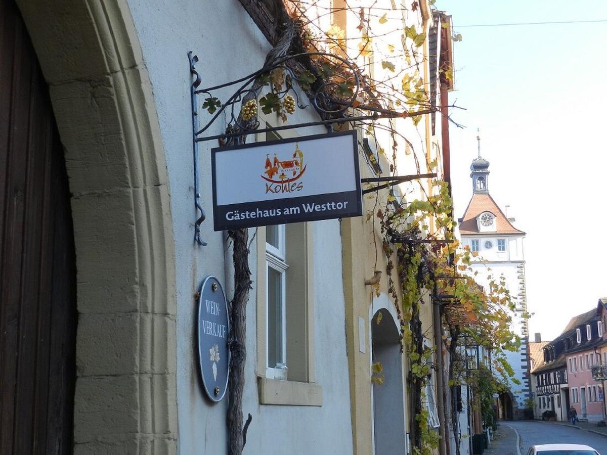 Gaestehaus Am Westtor Prichsenstadt Kültér fotó